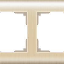 Рамка на 2 поста Stream (шампань) W0022111 WERKEL 59977