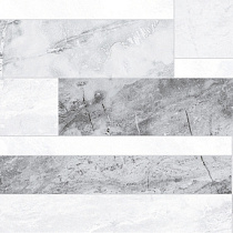 Роял Плитка настенная микс серая 60086 20х60 глянцевая