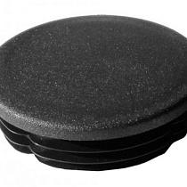 Заглушка круглая ф50 черная для столбов 46108