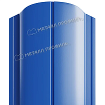 Штакетник металллический МП ELLIPSE-О 19x126 (ПЭ-01-5005 Синий насыщенный 0,45) 64317