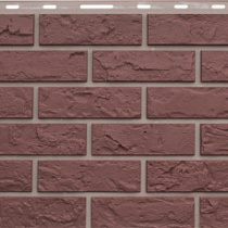 Фасадная панель Кирпич Красный (1,130м х 0,468м) 1уп/10шт=5,3м2  Альта Профиль 72117
