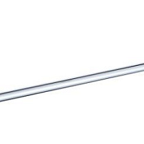 Полотенцедержатель одинарный хром/белый E3801 66536