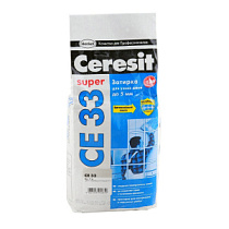 Затирка №04 Comfort CE 33 СЕРЕБРИСТО-СЕРАЯ 2кг фольга "CERESIT" 05450