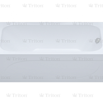 Ванна акр. Стандарт 1200*700*580 + установ. комплект + перелив п/а с сифоном 600 мм, Triton 67948