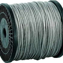 Трос стальной в изоляции 5/6 мм (100) 50701