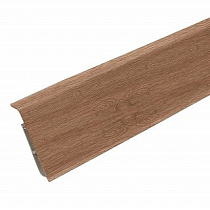 Плинтус напольный с кабель-каналами 85мм 2,2м "Деконика", 211 Дуб рустик 67449