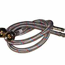 Подводка к смесителю 0,3 сталь (пара) 10688