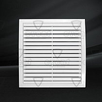 Решетка вент. пластик 400х400 белая 59656
