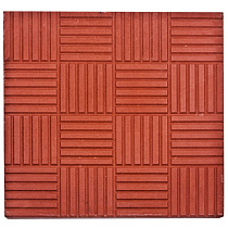 Плитка Паркет 300х300х30 Красная (1под/240шт; 6 кг/шт.) 38614