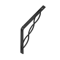 Кронштейн с витой перекладиной 200х200 черный WPRP 26872