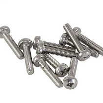 Винт с полукр. гол. М 6х45 оц. DIN7985 55485