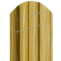 Штакетник металллический МП TRAPECE-O 16.5х118 (ECOSTEEL-01-Золотой Дуб 0,5) 61843