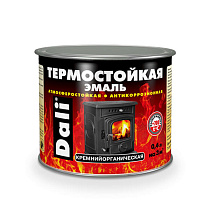 Эмаль термостойкая DALI черная 0,4 л "Рогнеда" 44872