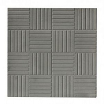 Плитка Паркет 300х300х30 Серая (1под/240шт; 6 кг/шт.) 38527