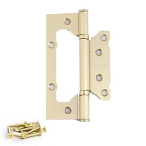 Петля накладная Avers 125*75*2,5-B2-GM Золото матовое (без врезки) 56399