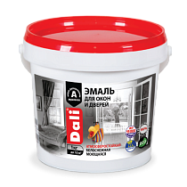 Эмаль DALI акриловая в/д для окон и дверей 3 кг 23379