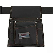 Сумка на поясе ЗУБР "КРОНА" для инструментов, нейлоновая, 10карманов 51445