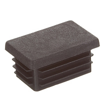 Заглушка 40*20 черная 36442